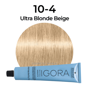 SCHWARZKOPF - IGORA ROYAL_Igora Royal HighLifts 10 - 4 Ultra Blonde Beige_Cosmetic World